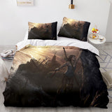 Tomb Raider 3 Piece Comforter Bedding Sets Duvet Covers Bed Sheets - EBuycos