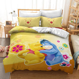 Winnie the pooh Cosplay Bedding Set Duvet Cover Bed Sheets Sets - EBuycos