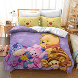 Winnie the pooh Cosplay Bedding Set Duvet Cover Bed Sheets Sets - EBuycos