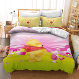 Winnie the pooh Cosplay Bedding Set Duvet Cover Bed Sheets Sets - EBuycos